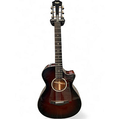 Used Taylor 522CE 12 Fret V Class Shaded Edgeburst Acoustic Electric Guitar