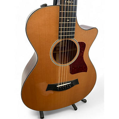 Taylor Used Taylor 552ce 12 Fret Natural 12 String Acoustic Electric Guitar