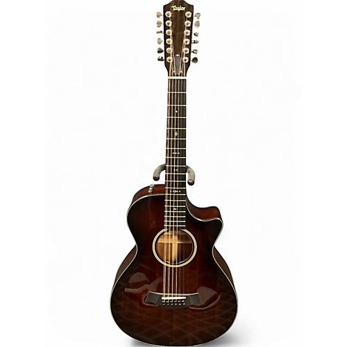 Used Taylor 562CE 12-FRET Brown 12 String Acoustic Electric Guitar Brown