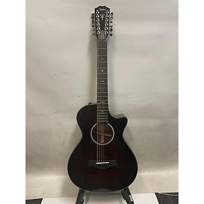 Taylor Used Taylor 562ce Dark Edgeburst 12 String Acoustic Electric Guitar