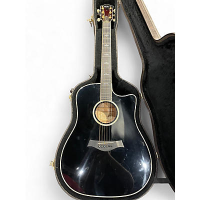 Used Taylor 610CE Black Acoustic Guitar