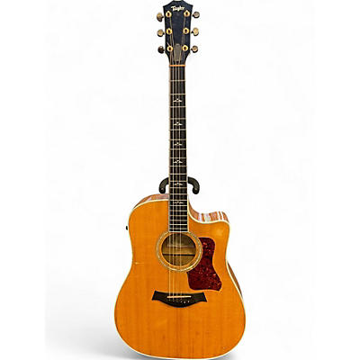 Used Taylor 610CE Natural Acoustic Guitar