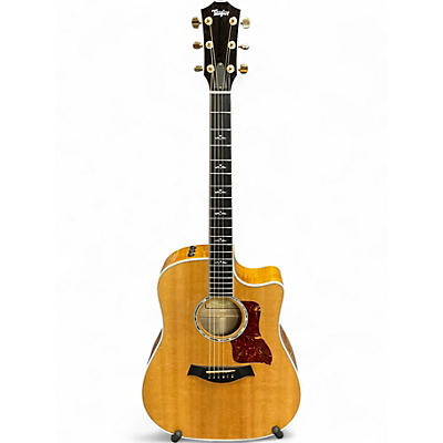 Used Taylor 610CE Natural Acoustic Guitar