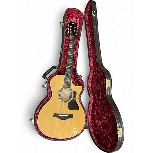 Used Taylor 612CE 12 FRET Natural Acoustic Electric Guitar Natural