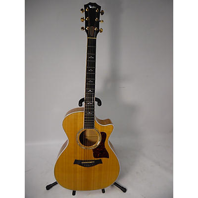 Taylor Used Taylor 612CE Natural Acoustic Electric Guitar