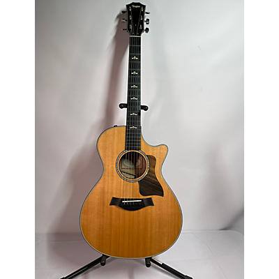 Taylor Used Taylor 612CE Natural Acoustic Electric Guitar