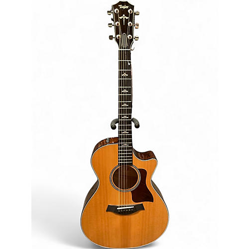Used Taylor 612CE V-Class Natural Acoustic Electric Guitar Natural