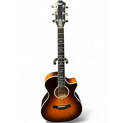 Used Taylor 612E Sunburst Acoustic Electric Guitar Sunburst