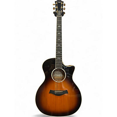 Used Taylor 614CE 2 Tone Sunburst Acoustic Electric Guitar