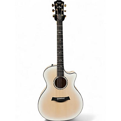 Used Taylor 614CE 50TH ANNIVERSARY TRANS WHITE BURST Acoustic Electric Guitar