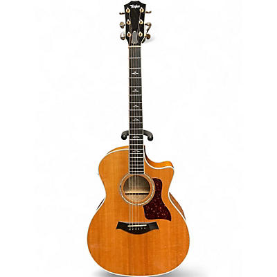 Used Taylor 614CE Antique Natural Acoustic Electric Guitar