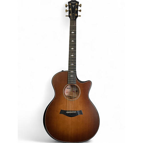 Used Taylor 614CE BUILDERS EDITION BROWN BURST Acoustic Electric Guitar BROWN BURST