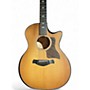 Used Taylor 614CE BUILDERS EDITION SUNBURST Acoustic Electric Guitar SUNBURST