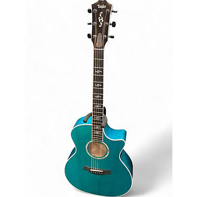 Taylor Used Taylor 614CE Blue Acoustic Electric Guitar