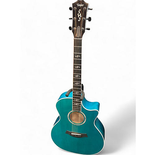 Taylor Used Taylor 614CE Blue Acoustic Electric Guitar Blue