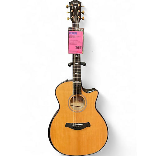 Used Taylor 614CE Builder's Edition Natural Acoustic Electric Guitar Natural
