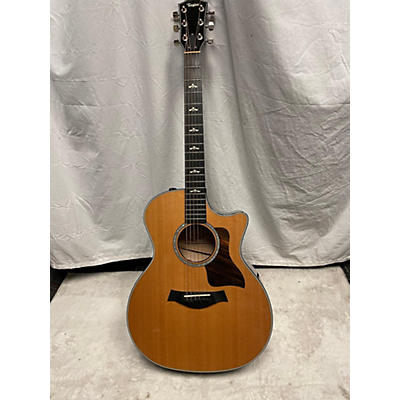 Taylor Used Taylor 614CE Figured Big Leaf Maple Acoustic Electric Guitar