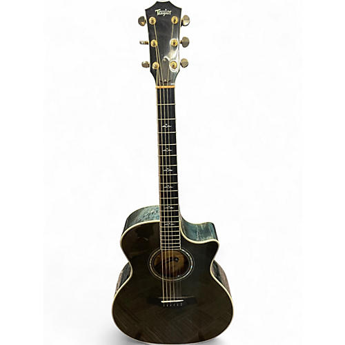 Used Taylor 614CE Flamed Maple Blue Acoustic Electric Guitar Flamed Maple Blue