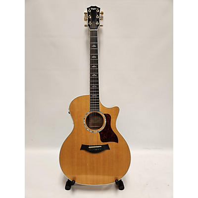 Taylor Used Taylor 614CE Natural Acoustic Electric Guitar