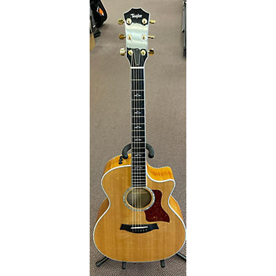 Taylor Used Taylor 614CE Natural Acoustic Electric Guitar