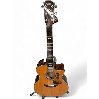 Taylor Used Taylor 614CE Natural Acoustic Electric Guitar