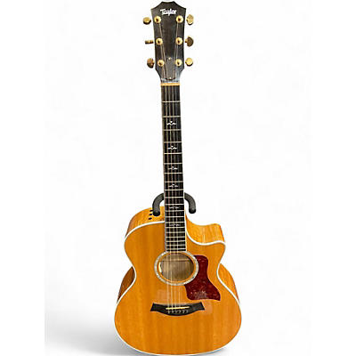 Used Taylor 614CE Natural Acoustic Electric Guitar