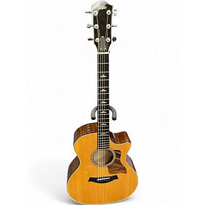 Used Taylor 614CE Natural Acoustic Electric Guitar