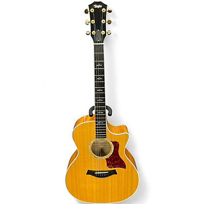 Used Taylor 614CE Natural Acoustic Electric Guitar