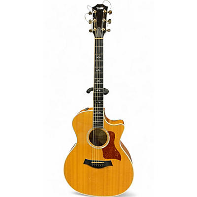 Used Taylor 614CE Natural Acoustic Electric Guitar