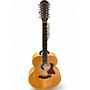 Used Taylor 655 Natural 12 String Acoustic Guitar Natural