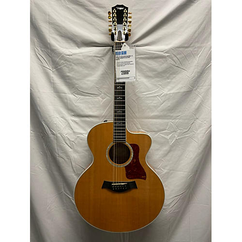 Taylor Used Taylor 655CE Natural 12 String Acoustic Electric Guitar Natural