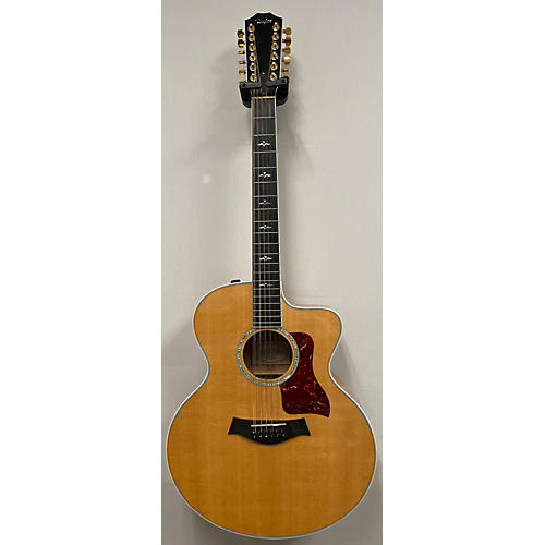 Taylor Used Taylor 655CE Natural 12 String Acoustic Electric Guitar Natural