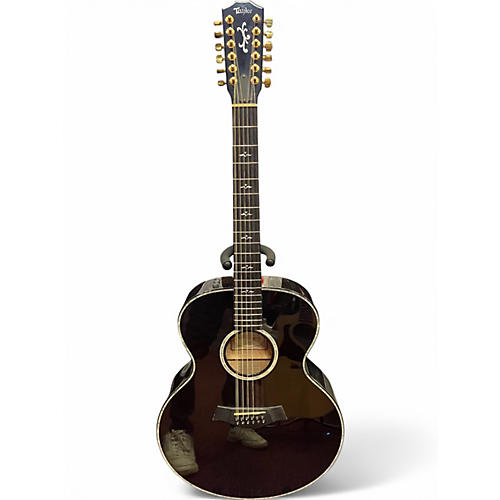 Used Taylor 655e Trans Black Acoustic Electric Guitar Trans Black