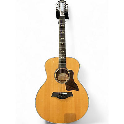Used Taylor 656E Natural 12 String Acoustic Electric Guitar