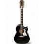 Used Taylor 657ce Doce Doble Black 12 String Acoustic Electric Guitar Black