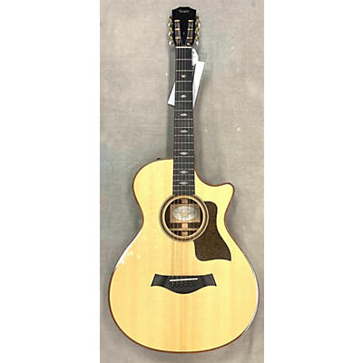 Taylor Used Taylor 712ce 12 Fret Natural Acoustic Electric Guitar