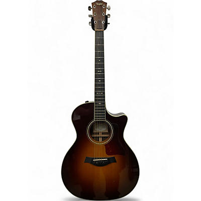 Used Taylor 714CE 2 Tone Sunburst Acoustic Electric Guitar