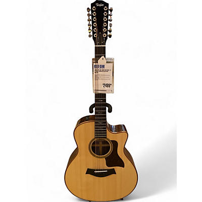 Taylor Used Taylor 756CE Natural 12 String Acoustic Electric Guitar