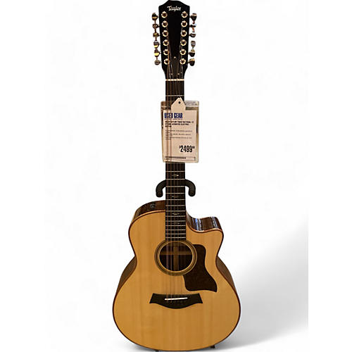 Taylor Used Taylor 756CE Natural 12 String Acoustic Electric Guitar Natural