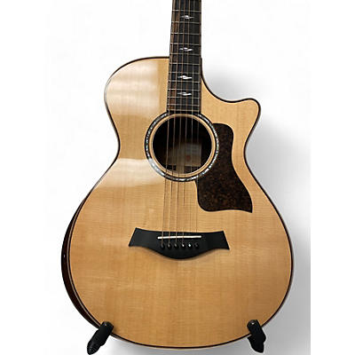 Taylor Used Taylor 812CE 12 Fret Natural Acoustic Electric Guitar