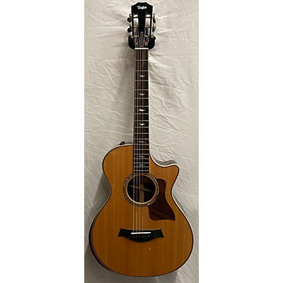 Taylor Used Taylor 812CE Natural Acoustic Electric Guitar