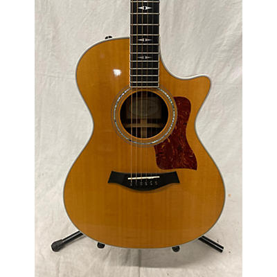 Taylor Used Taylor 812CE Natural Acoustic Electric Guitar