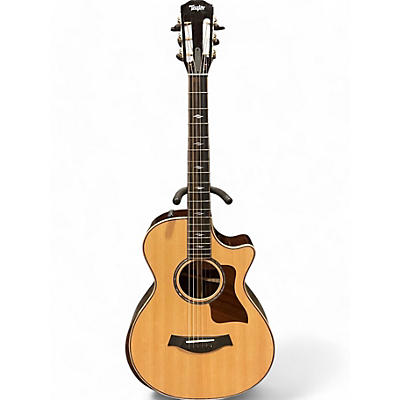 Taylor Used Taylor 812CE Natural Acoustic Electric Guitar