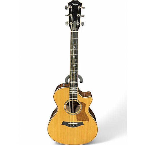 Used Taylor 812CE Natural Acoustic Electric Guitar Natural