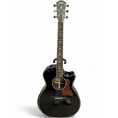 Used Taylor 814CE BUILDER'S EDTION BLACKTOP Black Acoustic Electric Guitar