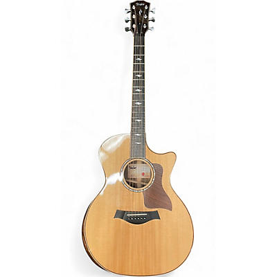 Taylor Used Taylor 814CE DLX Natural Acoustic Electric Guitar