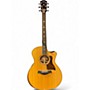 Used Taylor 814CE DLX Natural Acoustic Electric Guitar Natural