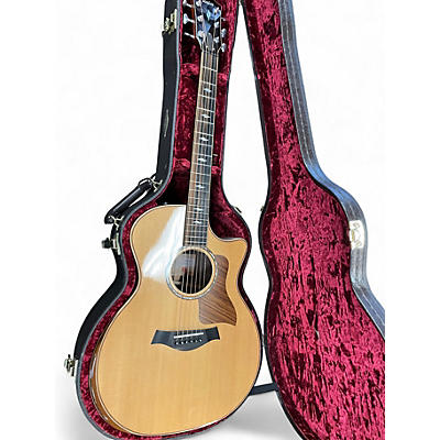 Used Taylor 814CE DLX Natural Acoustic Electric Guitar