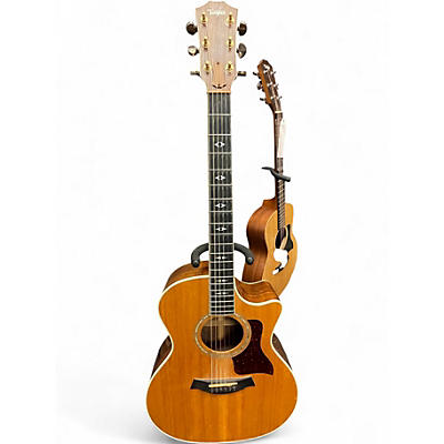 Used Taylor 814CE DLX Natural Acoustic Electric Guitar