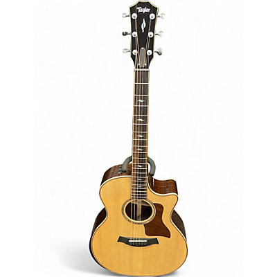 Used Taylor 814CE DLX Natural Acoustic Electric Guitar